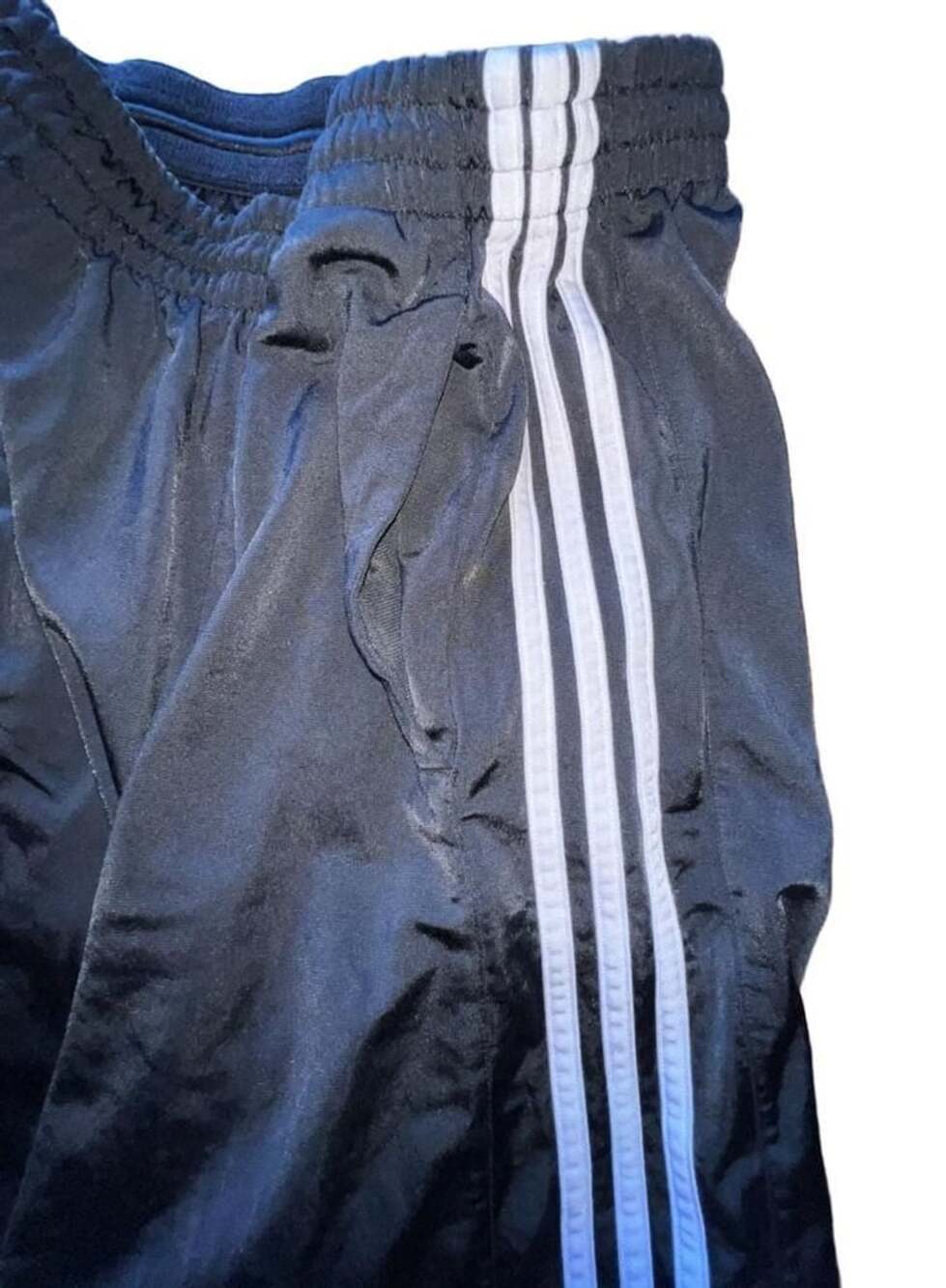Adidas 3-Stripe Athletic Shorts Black White